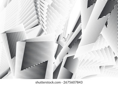 Op Art Fondo moderno, patrón dinámico creativo, textura de Vector