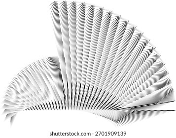 Op Art Fondo moderno, patrón dinámico creativo, textura de Vector