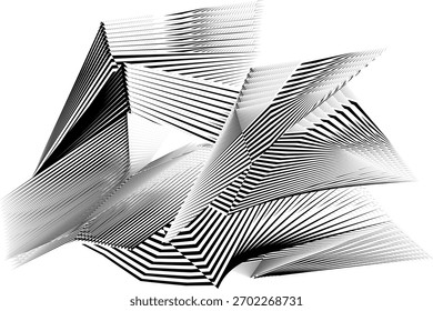 Fondo moderno del arte del op, patrón dinámico creativo, textura moderna del diseño del Vector