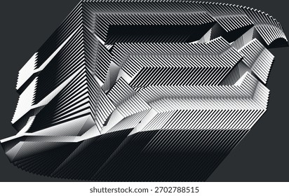 fundo moderno da arte superior, padrão dinâmico criativo, vetor moderno elemento de design