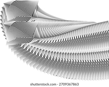 op art modern background, creative dynamic pattern, vector texture