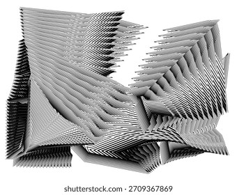 op art modern background, creative dynamic pattern, vector texture