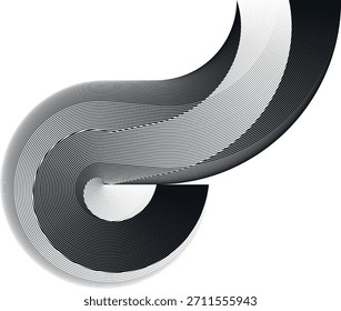 Op Art Fondo moderno, patrón dinámico creativo, elemento de diseño de Vector
