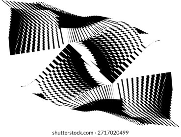 op art modern background, creative dynamic pattern, vector composition