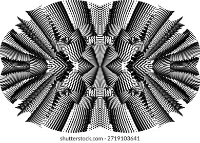 Fondo moderno del arte del op, modelo dinámico creativo, decoración original del Vector