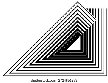 op art moderner Hintergrund, kreatives dynamisches Muster, ursprüngliche Vektorkomposition
