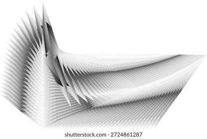 op art moderner Hintergrund, kreatives dynamisches Muster, ursprüngliche Vektorkomposition
