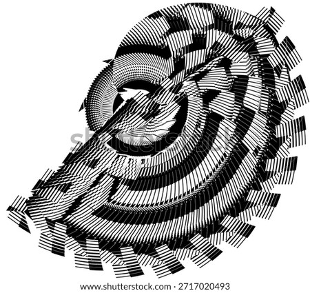 op art modern background, creative dynamic pattern, vector composition