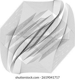 op art modern composition, abstract vector background