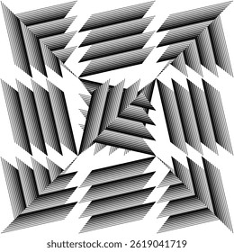 op art modern composition, abstract vector background