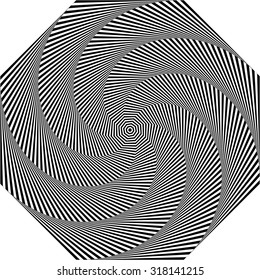 Op Art Octagon