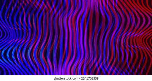Op art, optical illusion background. Backdrop with distorted lines, opart striped wallpaper