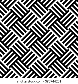 Op Art Pattern, Geometric Abstract Pattern With Black And White Stripes