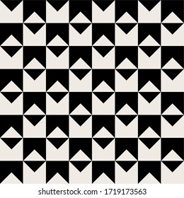 Op art pattern on checkered background