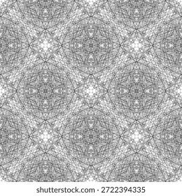 op art sem emenda criativo padrão geométrico, ornamento, fundo de linhas pretas abstratas modernas, impressão de moda, textura decorativa original