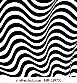 OP Art seamless pattern design isolated on White background