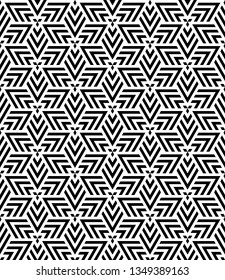 op art triangles. seamless vector pattern