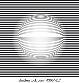 Op art vector illustration abstract