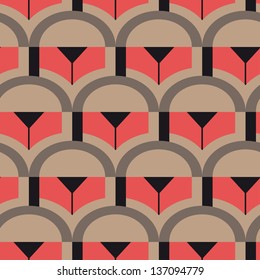 Op Art vector seamless pattern