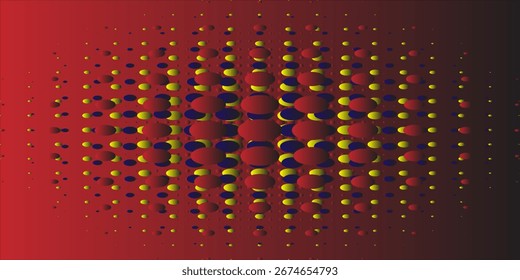 Fondo de pantalla de diseño de fondo de textura de patrón caótico de arte de puntos pop cómico op.