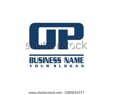 OP company linked letter logo