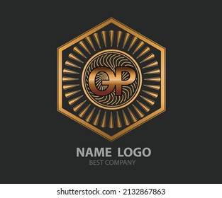 Op bearbeitetes Logo-Design-Konzept für Unternehmen 