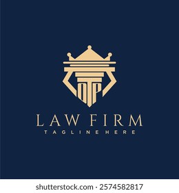 OP initial monogram logo for lawfirm vector design