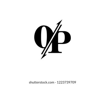 OP initials logo sliced