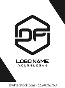 OP logo letter initial, Abstract polygonal Background Logo,