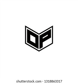 OP Logo Letters initial Designs Template