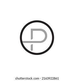 OP O P logo design vector