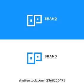 OP, PO letter branding logo