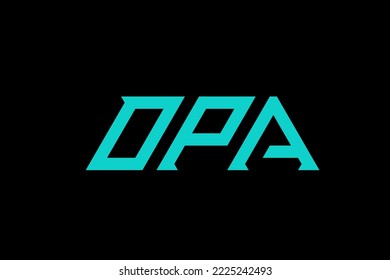 OPA LETTER- UND ALPHABET-LOGO-DESIGN