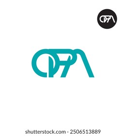 OPA-Logo-Buchstabe Monogramm-Design