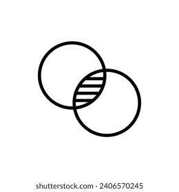 Ilustración del vector de opacidad. Símbolo vector de opacidad en color blanco y negro.