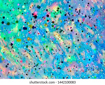 Opal gemstone background. Trendy  template for holiday designs, invitation, card, wedding, save the date. Vector illustration for poster, brochure,cover book