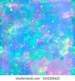Opal gemstone seamless background. Trendy Vector template for holiday designs, invitation, card, wedding, save the date.