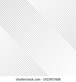 Opart abstract background with diagonal lines. Stylish monochrome striped texture with 3d effect. Modern vector design element.