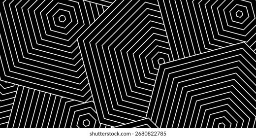 Partir el fondo abstracto con líneas diagonales. Elegante textura hexagonal a rayas monocromáticas con efecto 3d. ilustración abstracta