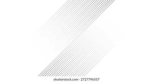 Opart abstract background with diagonal lines. Stylish monochrome striped texture with 3d effect. Modern vector design element.