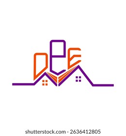 Diseño del logotipo de OPE Real State, logotipo simple y moderno de OPE. Diseño de alfabeto de lujo OPE  