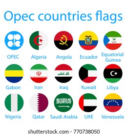 OPEC countries flags