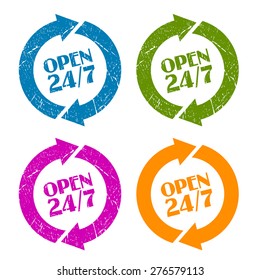 Open 24 hour stamp
