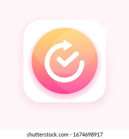 Open 24 hours icon. Signs for web design vector.