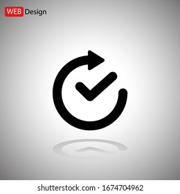 Open 24 hours icon. Signs for web design vector.