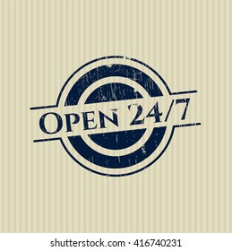 Open 24/7 grunge seal