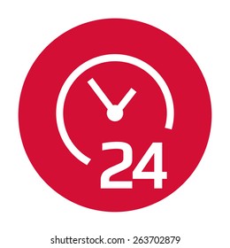 open around the clock  icons