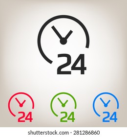 open around the clock icons