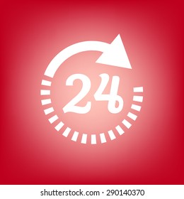 Open around the clock icons