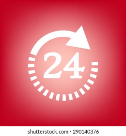 Open around the clock icons